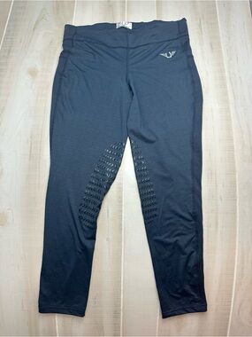 Tuff Rider Equestrian Navy Grip Knee Riding Leggings